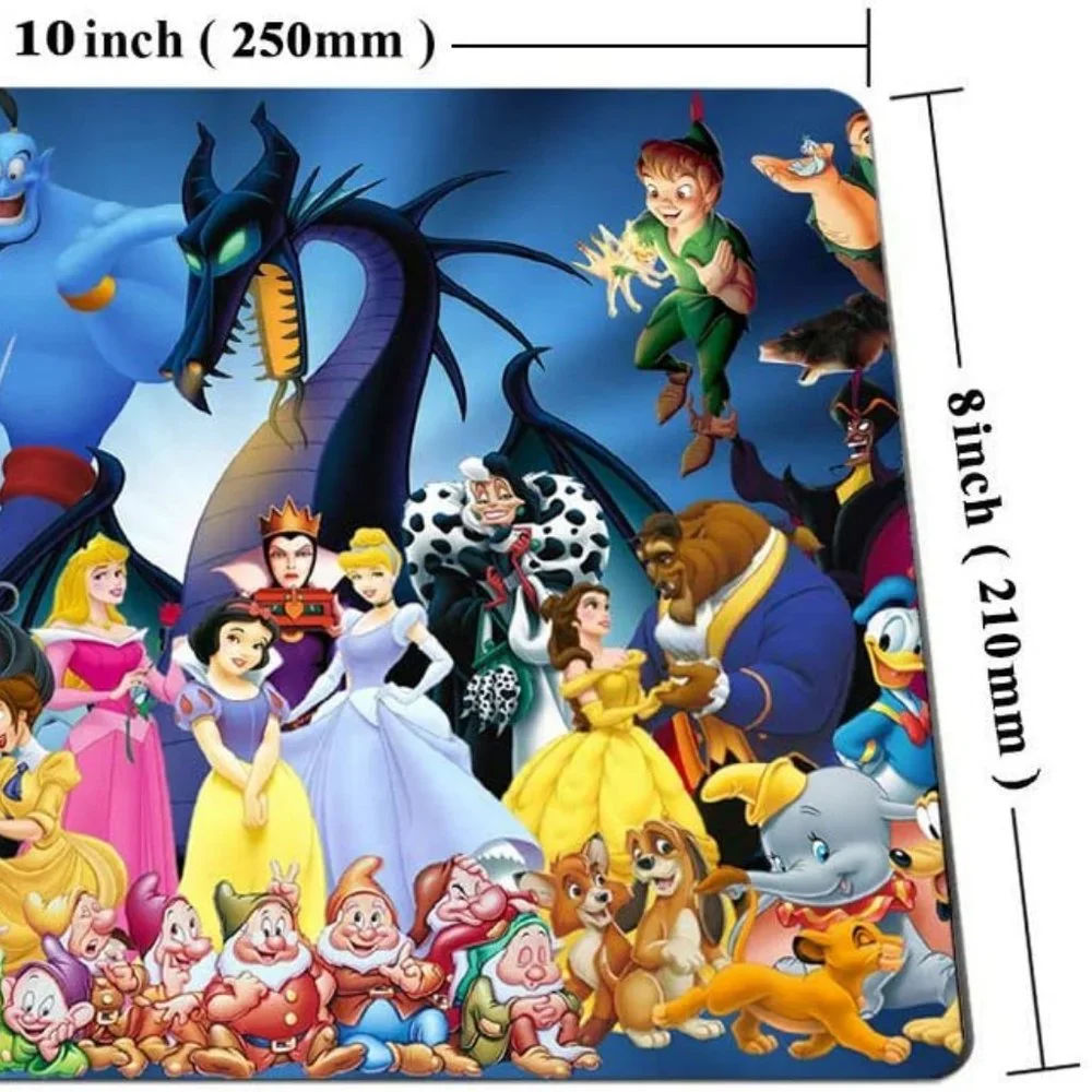 New Numerous Disney Characters Mouse Pad